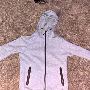 Grey Uniqlo zip up jacket